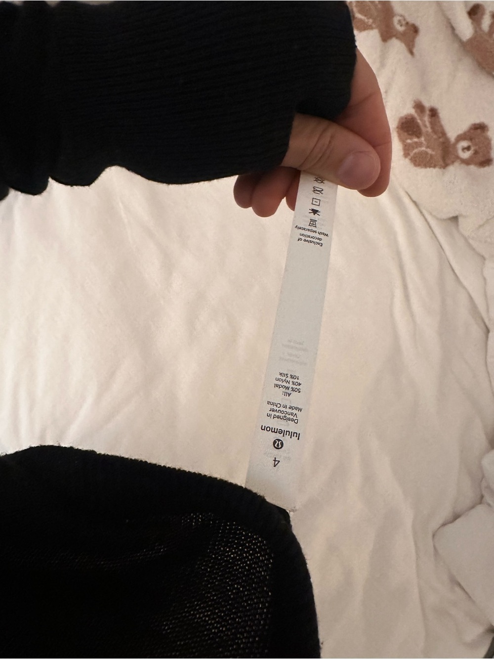 EUC Lululemon Black Long-Sleeve Women's Sweater - Classic Crewneck - Picture 11 of 11